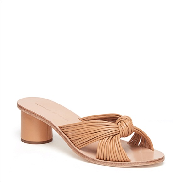 Loeffler Randall Shoes - Loeffler Randall Celeste Mid Heel knot slide